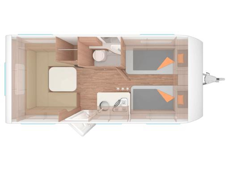 Weinsberg CaraOne Edition HOT 480 EU vloerverwarming | A69  foto: 21