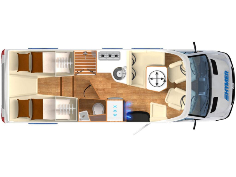 Hymer BMC-T 680 Vlakke vloer  foto: 5