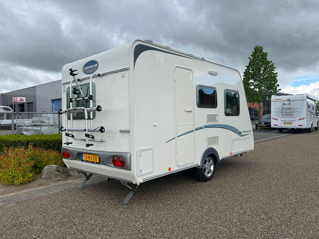 Caravelair Antares Luxe 390 Freeline | Fietsenrek | Dinette | Vastbed | Kachel | Koelkast | foto: 4
