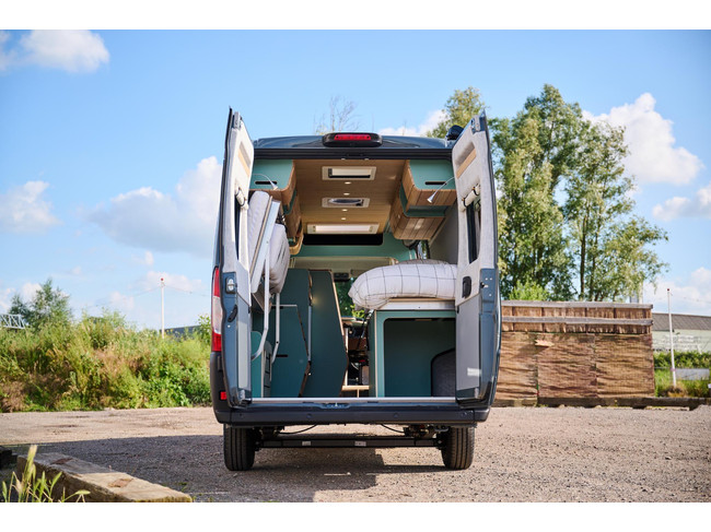 Peugeot Boxer 2.2 BlueHDi 140 L4H2 3.5t VAN-Jorn modulaire buscamper, ready to ride foto: 12