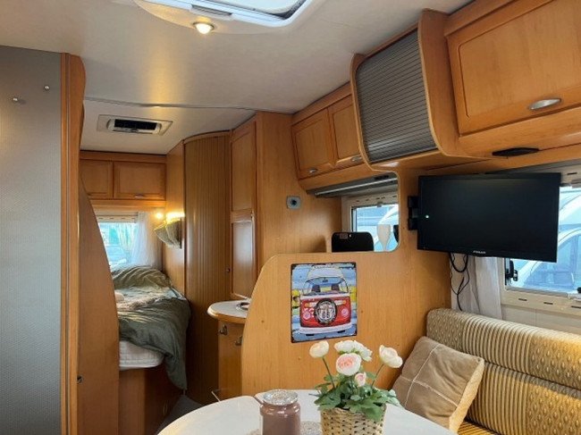 Hymer Bc 655 Classic Hefbed Dak-airco Camera Zonnepaneel foto: 17
