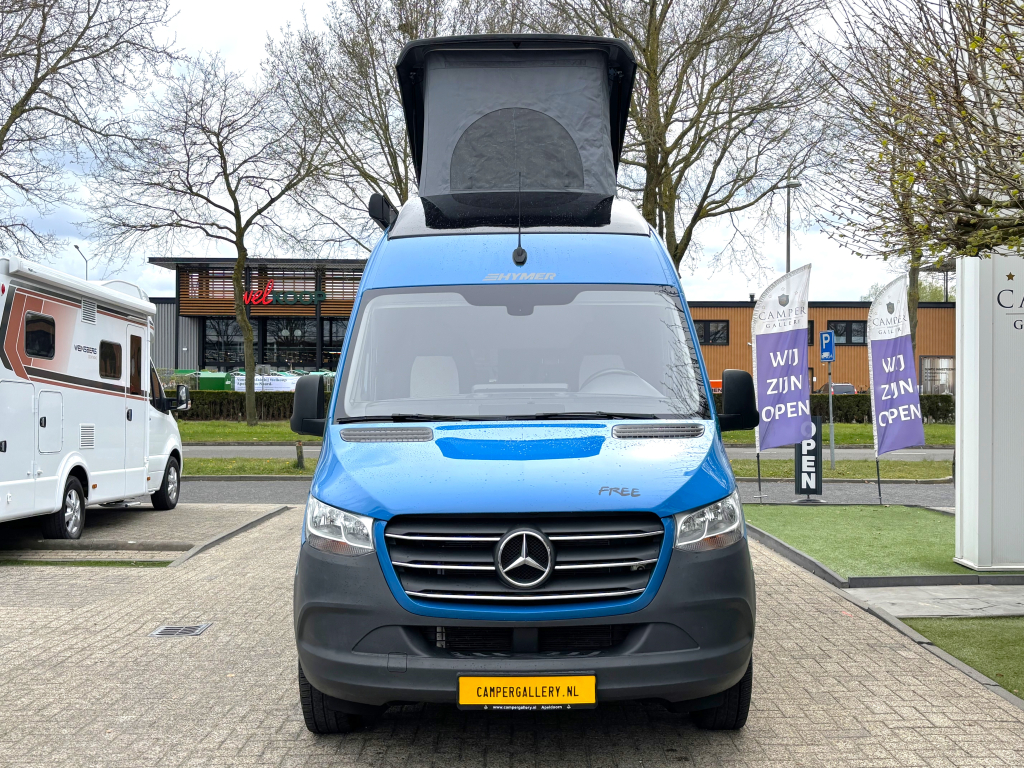 Hymer Free 600 S MERCEDES AUTOMAAT DWARSBED + HEFDAK 5.99M foto: 22