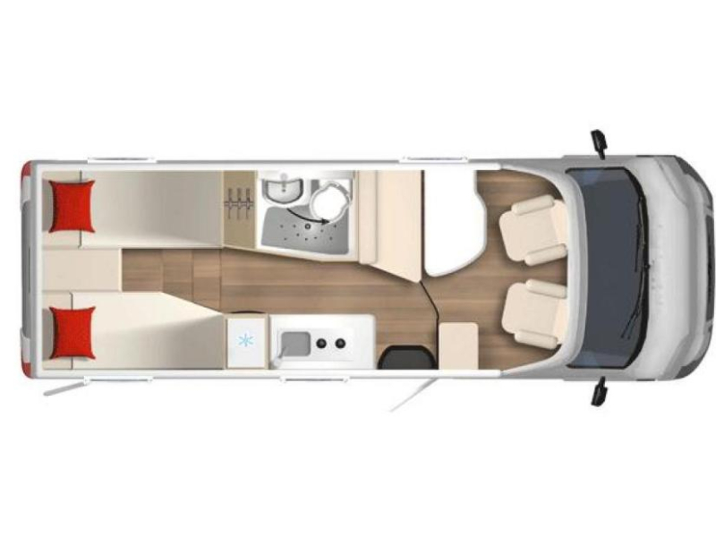 Bürstner Nexxo Van T 690 G LENGTE BEDDEN + BEARLOCK  foto: 22