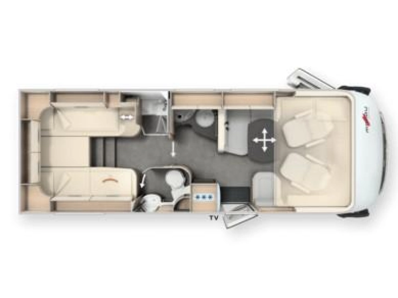 Malibu I 440 LE Camas individuales, Cama abatible foto: 1