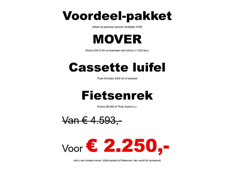 Hobby Excellent Edition 540 UL Voordeel-pakket € 2.250,-  foto: 18