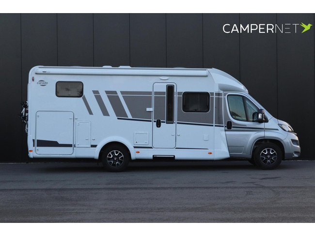 Carado T448 Pro+ 140 PS Fiat | 1. Besitzer | Original NL | L&auml;ngsbetten | Hubbett | Ger&auml;umige Aufteilung | Bearlock | Lift Fahrradtr&auml;ger | Foto: 3