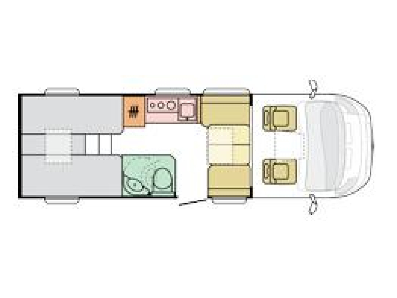 Adria Compact Supreme DL autom&aacute;tico / cama longitudinal foto: 7