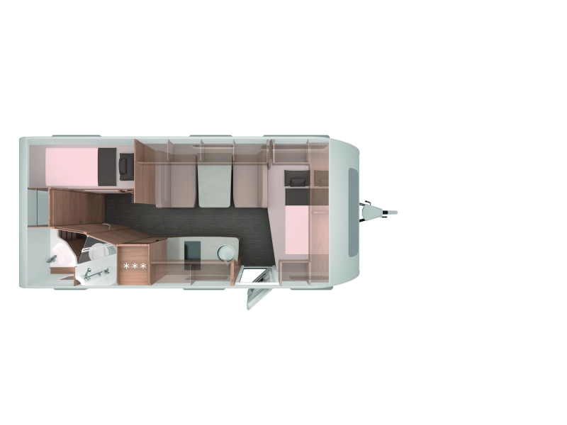 Knaus Sudwind Black Selection 500 QDK Etagenbett / Querbett Foto: 17