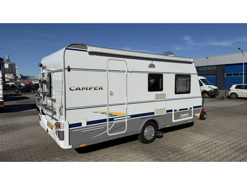 Dethleffs Camper 440 DB dwars bed zit toilet  foto: 11