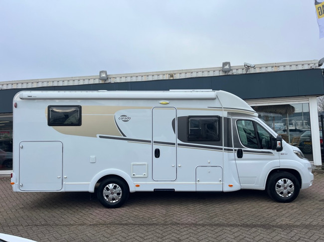 Carado T 448 Enkele Bedden Hefbed XXL garage Cruise Airco foto: 8