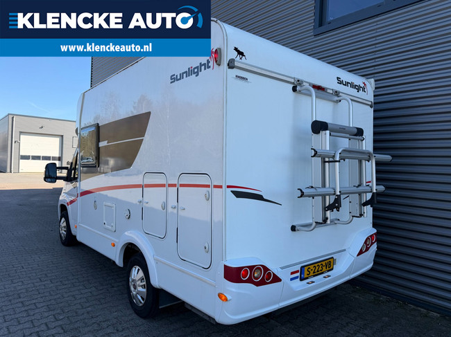 Sunlight T60 TOPSTAAT Airco Dwarsbed 81.086km Elektrische fietsendrager Capron Cruise ctrl Navi foto: 16