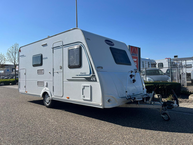 Caravelair Antares 476 Family Bunk bed | Bicycle rack | Awning | TV | French bed | Train seat | Screen photo: 0