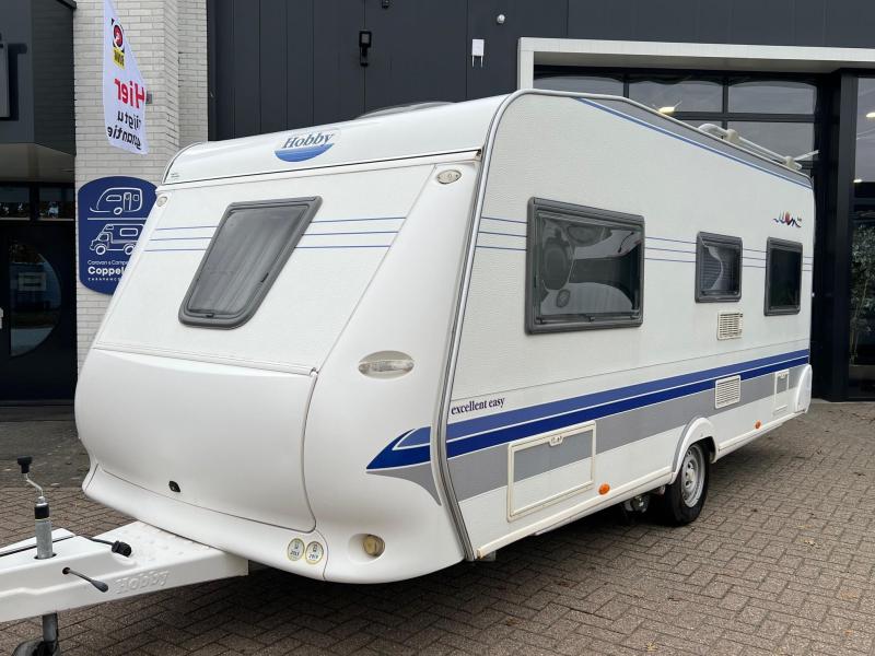 Hobby Excellent 495 UFE mover, tent, luifel 