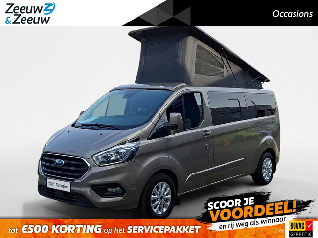 Ford Transit Custom Camper 2.0 TDCI L2H1 Limited 170 PS Automatik | Camper mit 2 Schlafplätzen | Küche mit Spüle, Kühlschrank und Gasherd | Markise | Anhängerkupplung | Zahnriemen erneuert