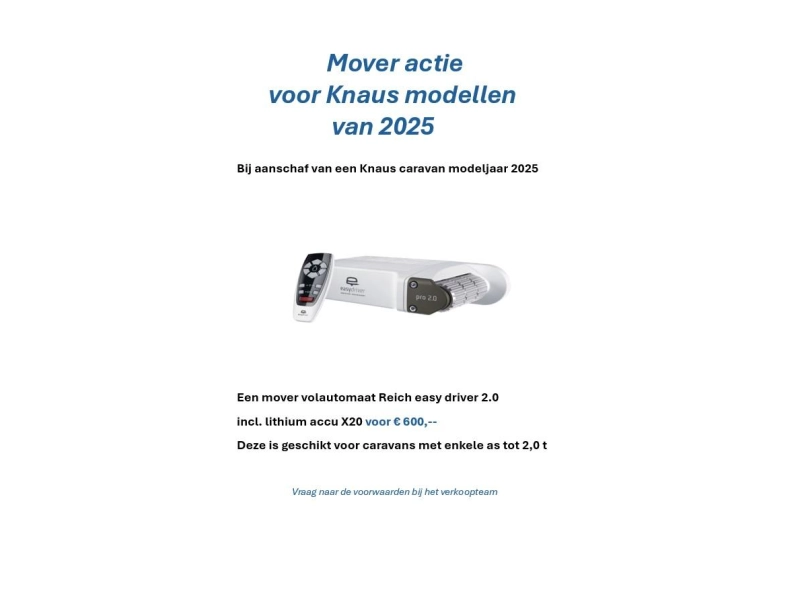 Knaus Sudwind 60 Years 500 PF Nieuw 2025, Panoramadak!  foto: 1