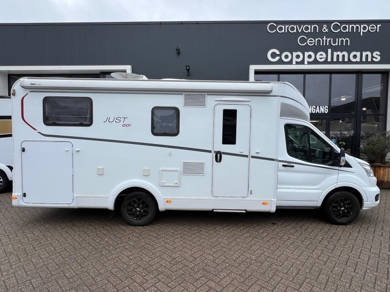Dethleffs Just Go T 7055 EB Airco, Hefbed, Fietsenrek  foto: 3