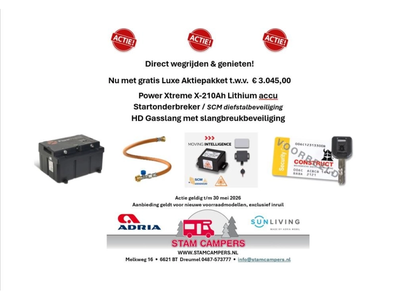 Adria Compact Max DL SL160pk Dieselkachel  foto: 1