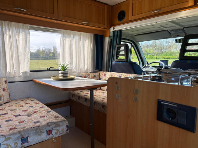Fiat Fiat Ducato 1.9 TD/ Half intergraal / Elnagh 6 M / Fransbed /Camera foto: 16