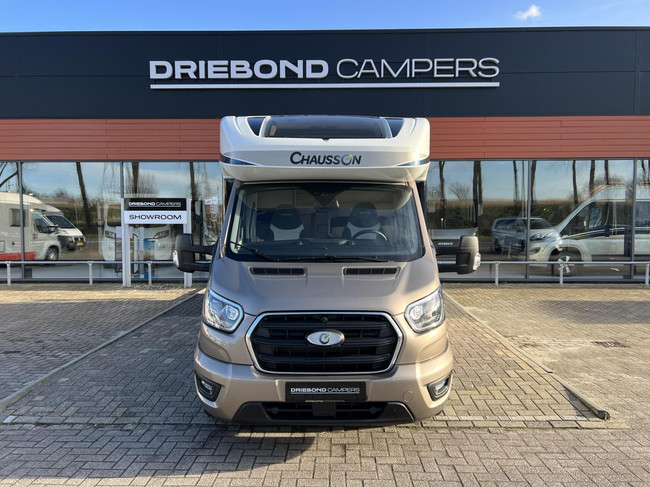 Chausson 627GA Premium 170PK Automaat Enkele Bedden Hefbed 2X Airco Luifel foto: 3