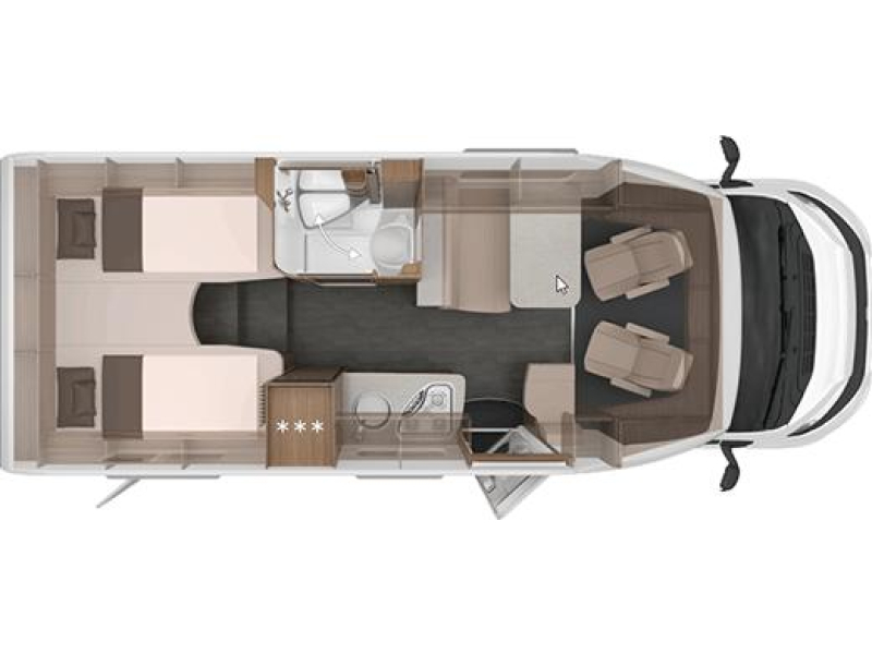 Knaus L!ve Ti 650 MEG automaat lage lengte bed  foto: 16