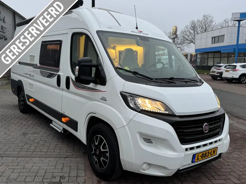 Adria Roller Team Granduca TRANSVERSE BED + ROUND SEAT TURBOVENT