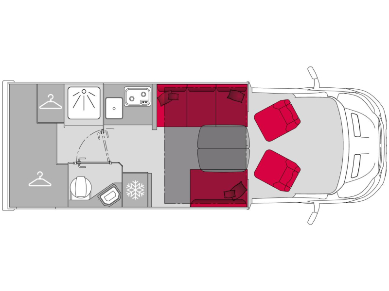 Pilote Atlas A650D Camper, Hefbed  foto: 1
