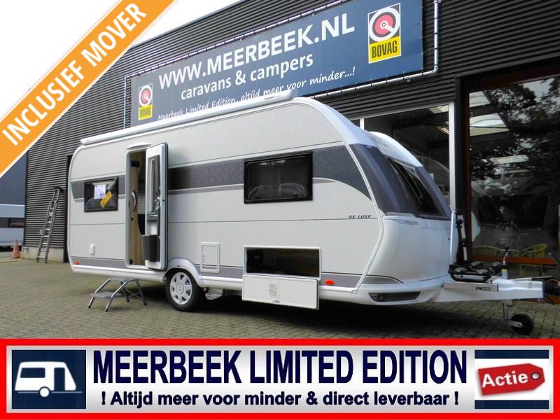 Hobby De Luxe 495 WFB 6264,=KORTING THULE+MOVER 