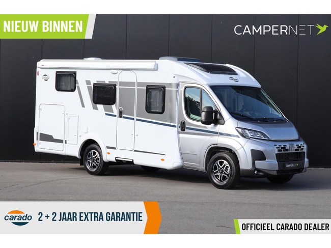 Carado V347 Pro+ Fiat 140cv Autom&aacute;tico | &iexcl;Nuevo modelo! | Alta carga &uacute;til | Toldo | Versi&oacute;n compacta | Camas individuales | Ba&ntilde;o Vario