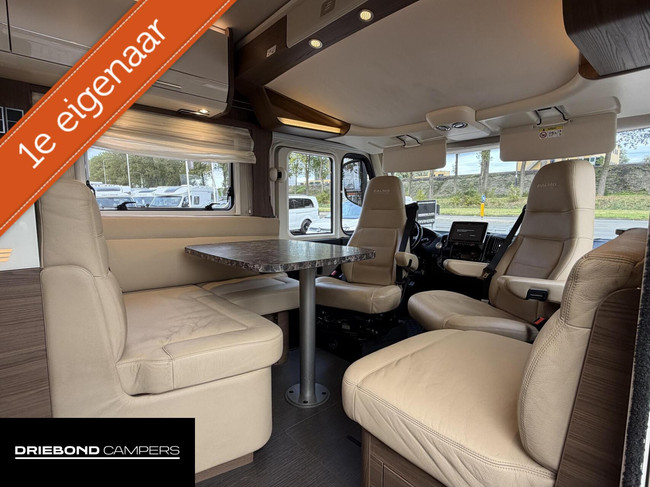 Hymer B704 SL Palmo Enkele Bedden Hefbed Zonnepanelen Omvormer foto: 1