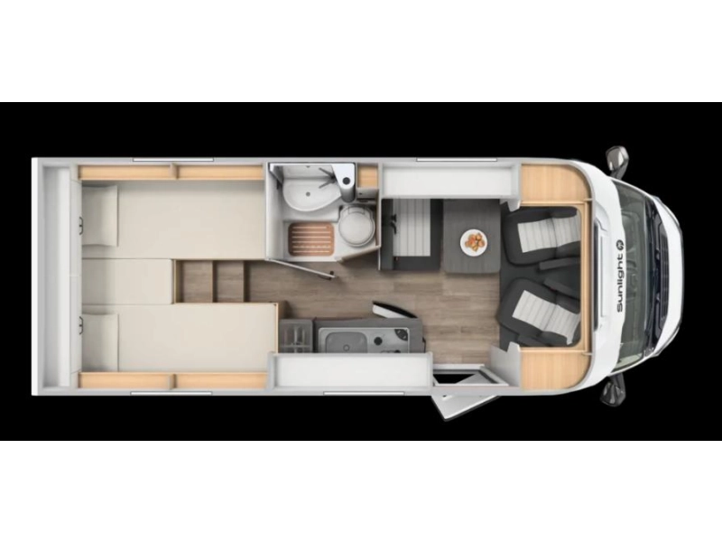 Sunlight V66 Adventure Edition Automaat / Aparte bedden 