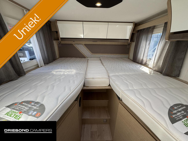 RAPIDO M66 Automaat Enkele Bedden Levelsysteem 2x Airco foto: 2