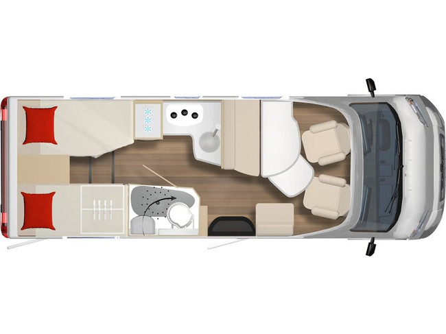 Bürstner Lyseo TD 690 G Harmony Line Black Pearl 160 pk AUTOMAAT 9-Traps Euro6 Fiat Ducato **Vlakke vloer/Enkele bedden/Maxxfa/ Satelliet foto: 4