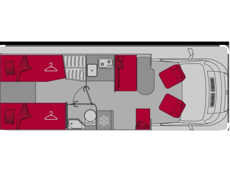 Pilote P690GJ Lengtebedden, 2026!  foto: 1