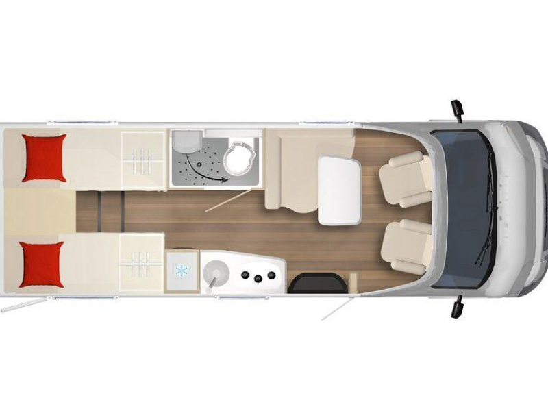 Bürstner Delfin T 690 G - navi  foto: 23