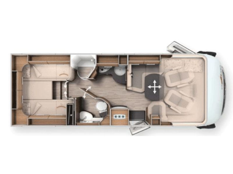 Carthago C-Tourer I 149 GÉÉN HEFBED LEVELSYSTEEM  foto: 23