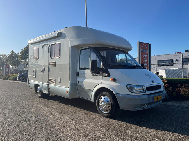 Dethleffs Capron T66 | Bearlock | Achteruitrijcamera | Goed onderhouden | Cruise Control | Douche | 2 Enkele Bedden | Luifel