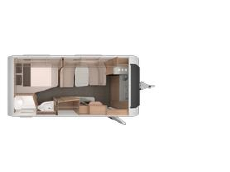 Knaus Sudwind Black Selection 500 PF front kitchen / French bed photo: 1
