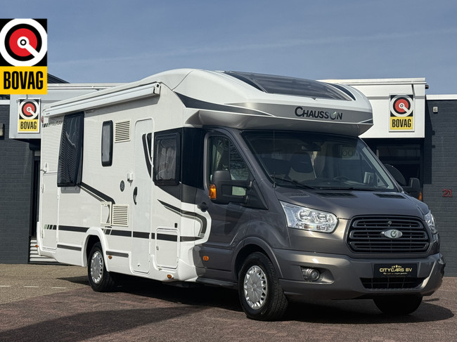 Chausson Flash 718 EB cama queen+cama abatible portabicicletas panel solar antena parab&oacute;lica el&eacute;ctrica TV puerta mosquitera remis plisado foto: 0