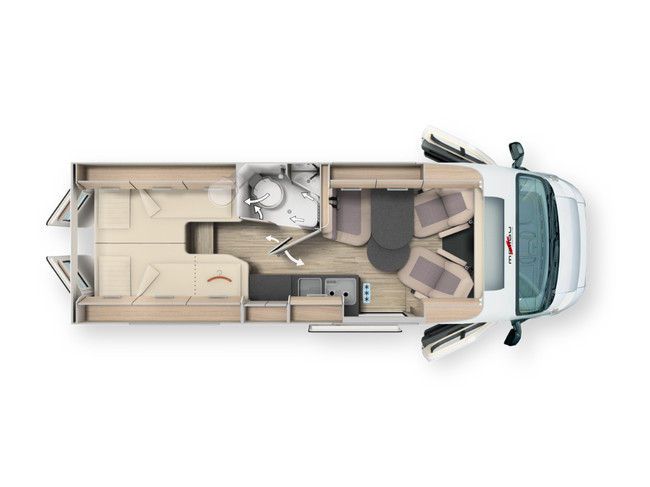Malibu Van First Class Two Rooms 640 LE RB Charming GT Skyview photo: 1