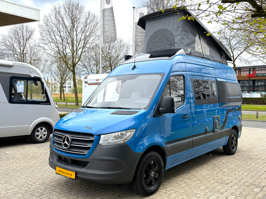 Hymer Free 600 S MERCEDES AUTOMAAT DWARSBED + HEFDAK 5.99M foto: 5
