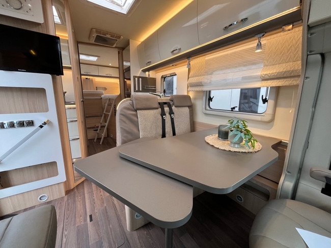 Bürstner Lyseo T 728g Aut. Dakairco Enkele Bedden Airco Cruise BearLock Fietsendr. foto: 21