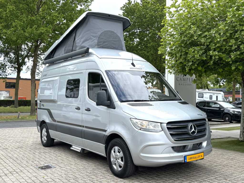 Hymer Free 600 CAMA TRANSVERSAL TECHO ABATIBLE BARRA DE REMOLQUE MERCEDES