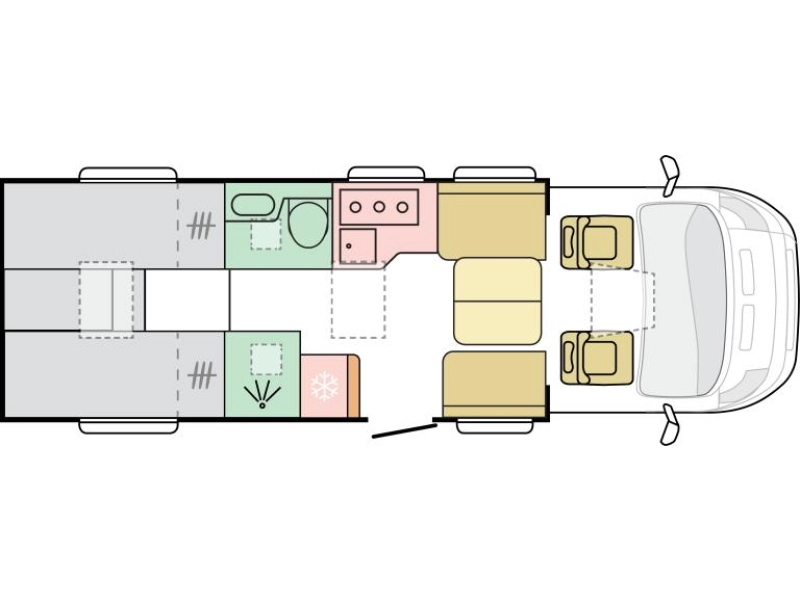 Adria Coral Supreme 670 DL 180hp automatic / single beds photo: 1
