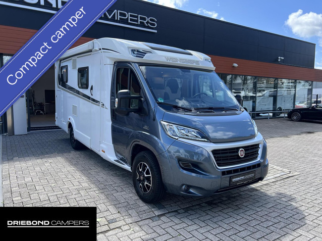 Weinsberg 600 MEG CaraCompact Enkele Bedden Luifel 2X Airco Fietsenrek