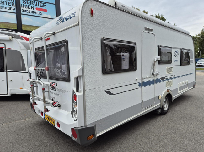 Knaus Sport 500EU enkele bedden, mover, schotel, airco VOL foto: 2