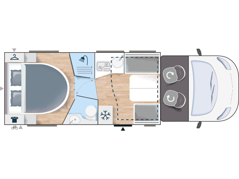 Chausson 788 espacioso con dormitorio foto: 3