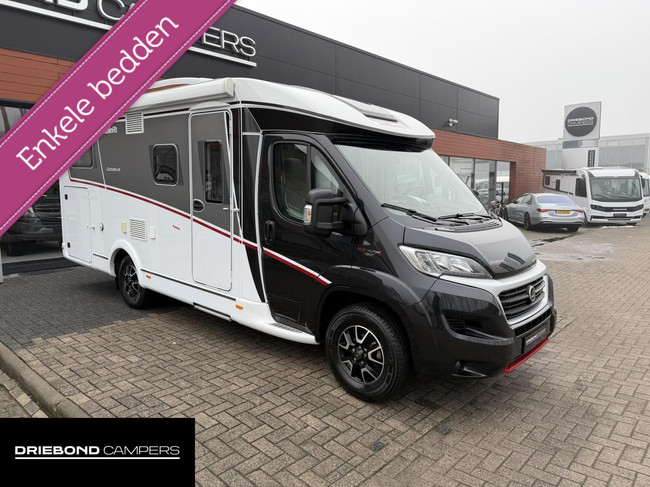 Dethleffs Globebus GT T006 Enkele Bedden 2X Airco Zonnepaneel Luifel Schotel
