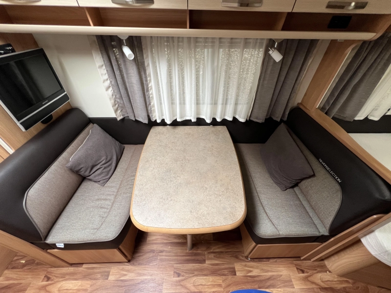 Knaus Sudwind 500 FDK Unico luifel, Hordeur,  foto: 7
