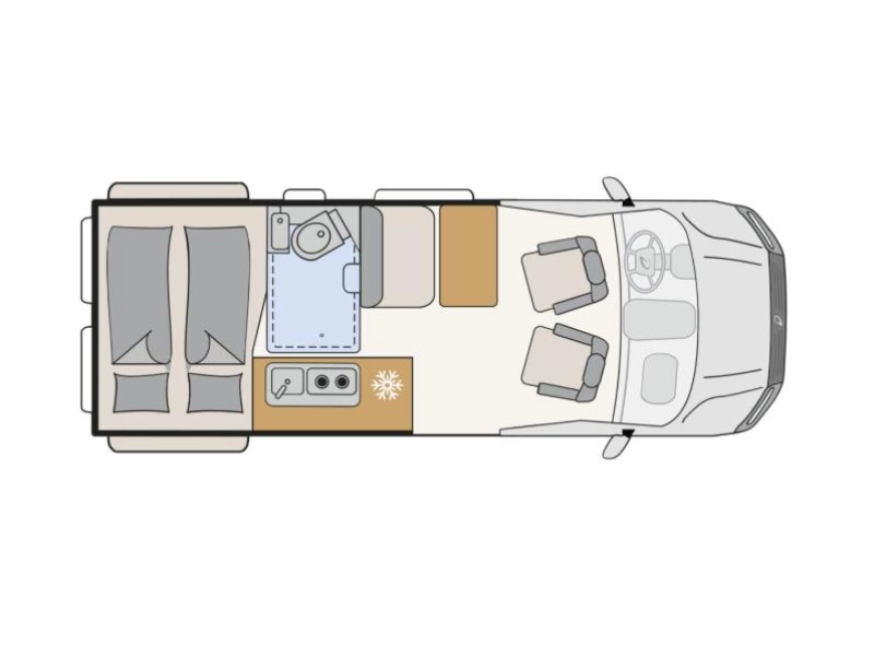 Dethleffs Globetrail Advantage 600 DR VW performance / automaat  foto: 18