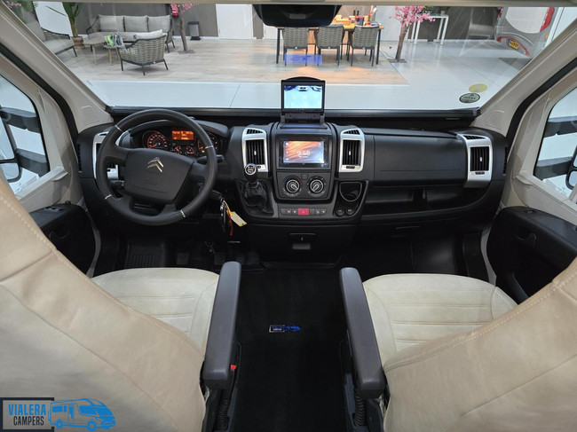 RAPIDO PLA Siena 385 * 5-PERS* topstaat* Lengtebedden foto: 7